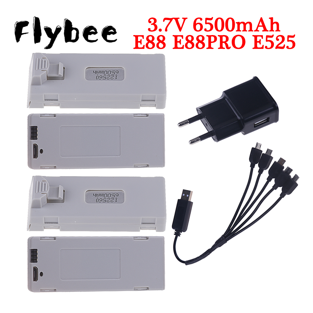 Drone Gimbal Controller - Batteria originale E88 3.7V 6500mAh batteria